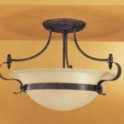 Rustic EXP 1387 /4 ceiling lamp Alabaster white 3xE27
