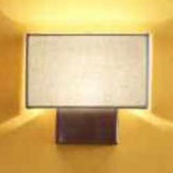 Fuji W 4061/1 luz de parede forja com abajur de tecido bege e couro 1xE14