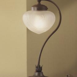 Classic 1985 1 Table Lamp Satin Glass 1xE27