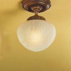 Classic 1986 1 ceiling lamp Satin Glass 1xE14