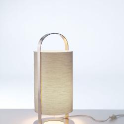 Básquet Lampe de table E27 1x70w Nickel