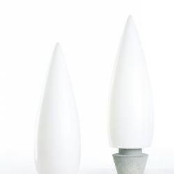 Kanpazar 150C Lâmpada de assoalho G5 2x21w - branco opala