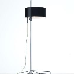 3G lámpara de Lampadaire dimmable E27 1x100w Noir/blanc