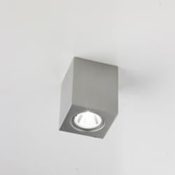Miniblok C Deckenleuchte LED 3w Satiniertes Aluminium weiβes Licht