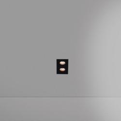 Anvil LED Módulo R2 Foco empotrado regulable LED 2x6,4W 38 grados - negro