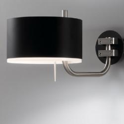 Club - to (Solo Structure) Wall Lamp without lampshade E27 46w black matt-Ní­quel