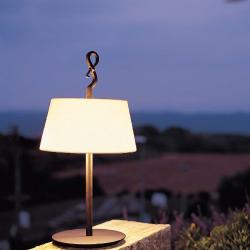 Ferrara - Mini (Solo Struttura) Lampada da tavolo senza Paralume E27 46w 23cm Hierro Nero