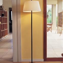 Ferrara - Floor Lamp (Solo Structure) Floor Lamp without lampshade E27 46w Hierro Brown Grafito