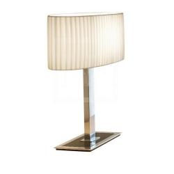 Mei oval - T2/USB (Solo Structure) Table Lamp without lampshade E27 1x46w Nickel Glass Black