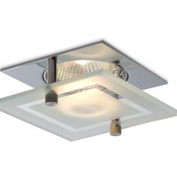 1101 Ring Recessed of Glass 1 light Gx5.3 Glass + Chrome