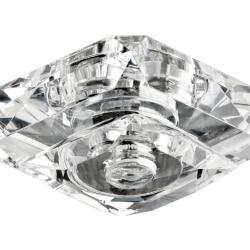 3049 Halogen Recessed of crystal Square G9 Glass Optico