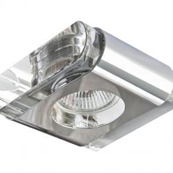 3082 Recessed of Glass oval Gx5.3 Glass + Chrome
