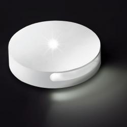 8027 Luminaria de orientacion redonda 3uds LED blanco mate
