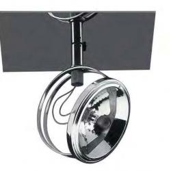 Dial ceiling lamp Square four Spotlights