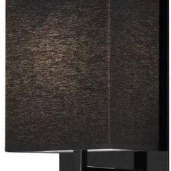 Mood Wall Lamp Lacquered Shiny Black lampshade Beige