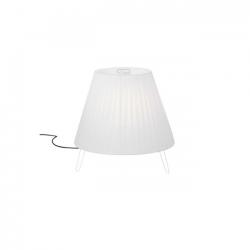 Sasha Plus lámpara von Stehlampe im Freien IP66 ø75cm E27 1x22W Weiß