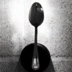CUCCHIAIO DI Luce Wall Lamp Black/STEEL
