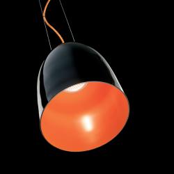 Naranja S Pendant Lamp black bright orange