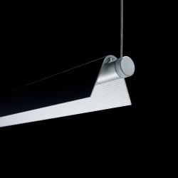 Roof S 130 Pendant Lamp Reflector Diffuser Aluminium Black + dimer