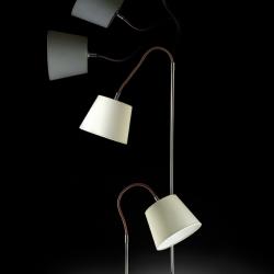 Lia Table Lamp Balanced-arm lamp white 1xE27 Fabric lampshade type to Algodon