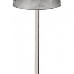 Natur lámpara of Floor Lamp en Nickel 1xE27 Fabric lampshade type to Algodon