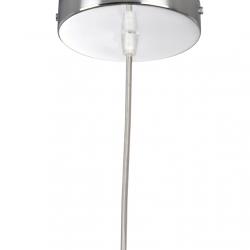 Supporto lampada Lampada a sospensione Rotonda Cromo cavo Trasparente