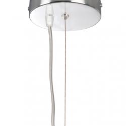 Stand lamp Pendant Lamp Round NÃ­quel cable steel