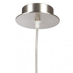 Supporto lampada Lampada a sospensione Rotonda S/C Cromo cavo Trasparente