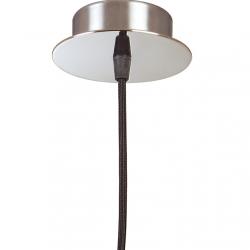 Stand lamp Pendant Lamp Round S/C NÃ­quel cable Transparent