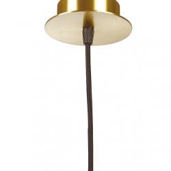 Supporto lampada Lampada a sospensione Rotonda S/C Oro cavo Trasparente