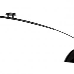 Pluma T 2955 Semilâmpada do teto com braço extensível e girando E27 20w Preto
