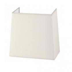 Firenze (Acessorio) abajur luz de parede piramidal 22cm cotton branco