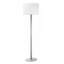 oval Floor Lamp E27 1x60W Nickel Satin