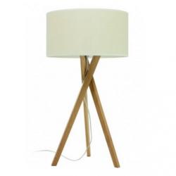 Wood Lampada da tavolo E27 60W Legno clara