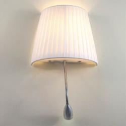 Dorotea Wall Lamp L.26 beige PLEAT + LED
