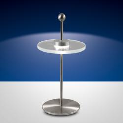 Saturn Table Lamp Nickel Satin