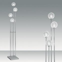 Opla lámpara de Lâmpada de assoalho Transparente W/Dimmer