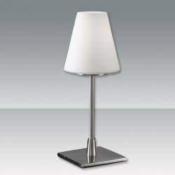 Lucy Large Table Lamp Nickel Satin