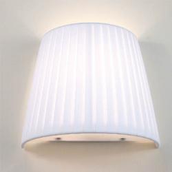Dorotea Wall Lamp L.26 cm white Plisado