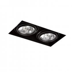 Gingko Recessed Ceiling adjustable 2xQR-111 100w Black / without Framework