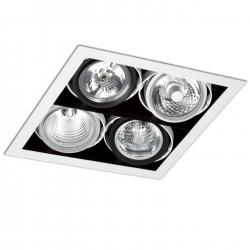 Morris Recessed Ceiling (body without PortaLámpara s) 4xElements white
