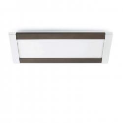 Azor 2 ceiling lamp 2x2G11 36w Brown + Chrome