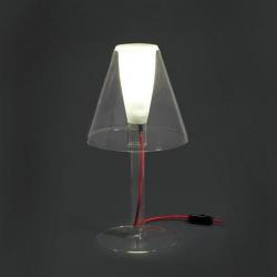 Buran Mini Lampada da tavolo Vetro pirex 1L G9