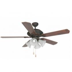 Corso Fan with light 5 blades ø132cm Brown Oxide