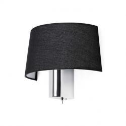 hotel Wall Lamp 1L E27 60w - Black