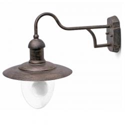 Mitra Wall Lamp Outdoor E27 60w - Brown Cepillado