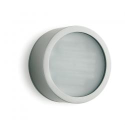 Osmio Aplique Exterior gris 1L 9w