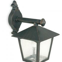 London Wall Lamp Outdoor Brown Oxide 1L 11w