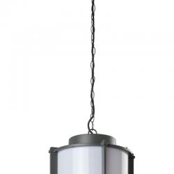 Cross 1 Pendant Lamp Outdoor 1L Grey Dark E27 100w