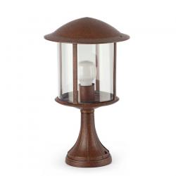Barbate Lantern Outdoor Brown Oxide 1L 60w